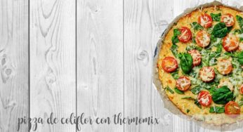 Pizza de coliflor thermomix