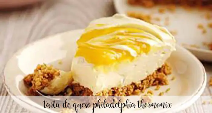 Tarta de queso Philadelphia con Thermomix