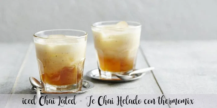 Iced Chai Latted - Te Chai Helado con thermomix
