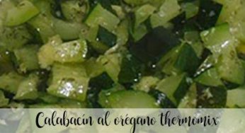 Calabacín al orégano thermomix