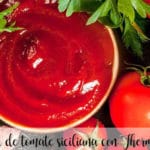 Salsa de tomate siciliana con Thermomix