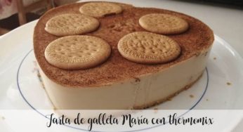 Tarta de galleta María con thermomix