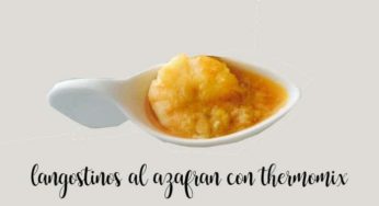 Langostinos al azafrán con Thermomix