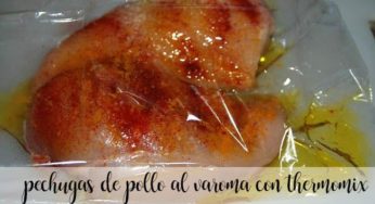 pechugas de pollo al varoma con thermomix