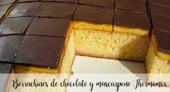 Borrachines de chocolate y mascarpone Thermomix