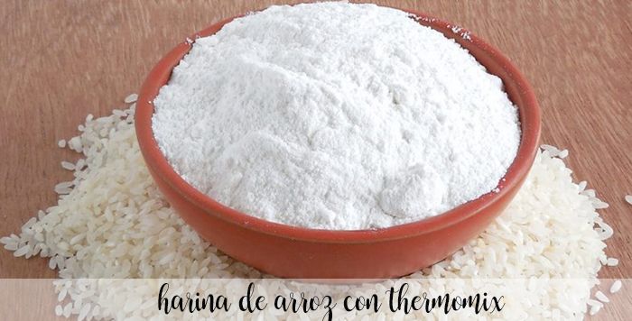 Hacer harina de arroz con la Thermomix