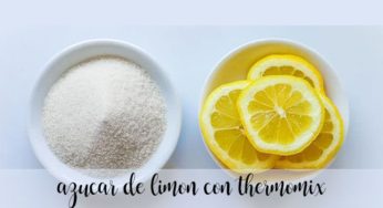 Azucar de limon con thermomix