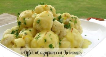 Coliflor al azafrán con Thermomix