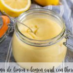 crema de limon - Lemon Curd con thermomix