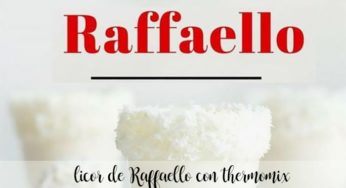 Licor de Raffaello con thermomix
