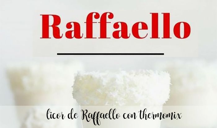 Licor de Raffaello con thermomix