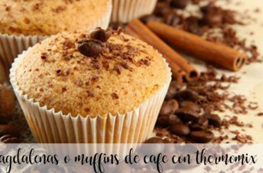 Magdalenas o muffins de café con thermomix