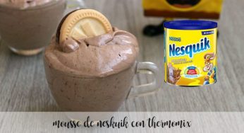 Mousse de nesquik con thermomix