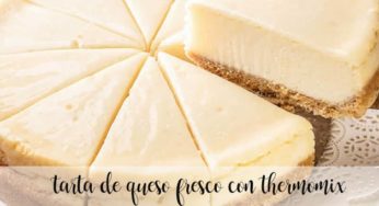 Tarta de queso fresco con thermomix