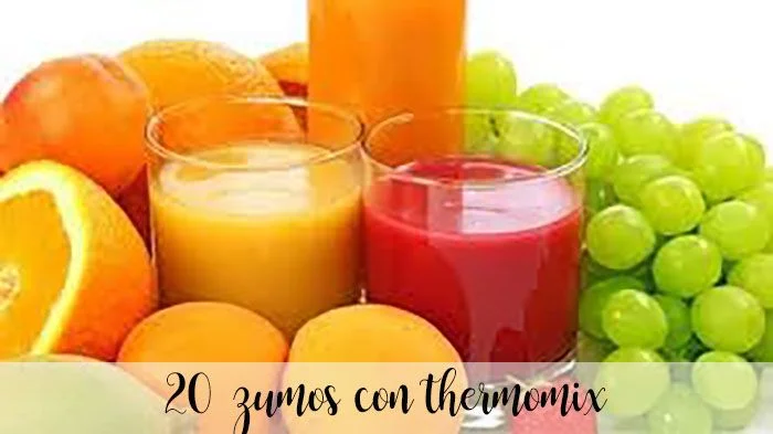 zumos con thermomix