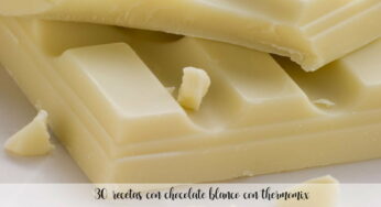 30 recetas con chocolate blanco con thermomix