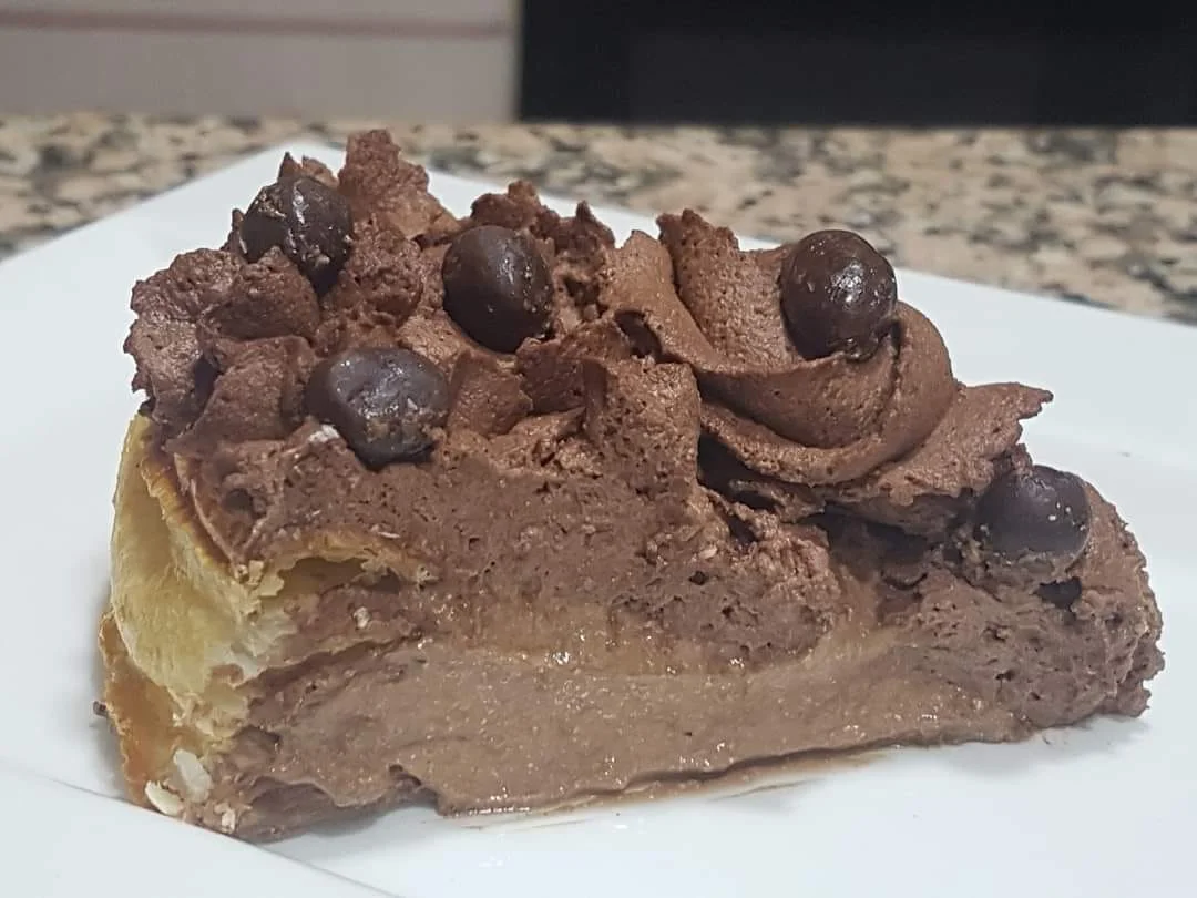 Hojaldre de merengue y cacao con thermomix