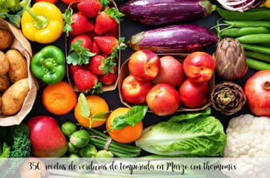 350 recetas de verduras de temporada en Marzo con thermomix