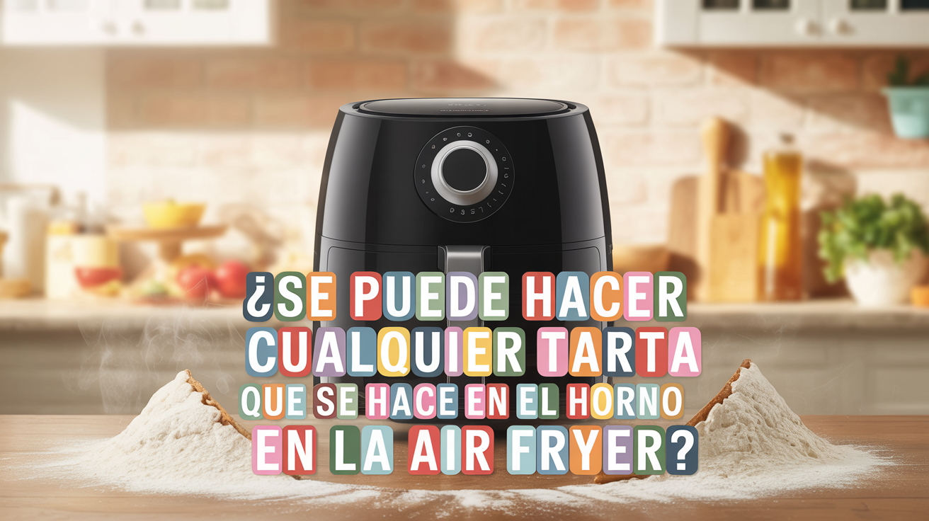 ¿Se puede hacer cualquier tarta que se hace en el horno en la air fryer?