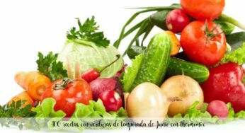 400 recetas con verduras de temporada de Junio con thermomix