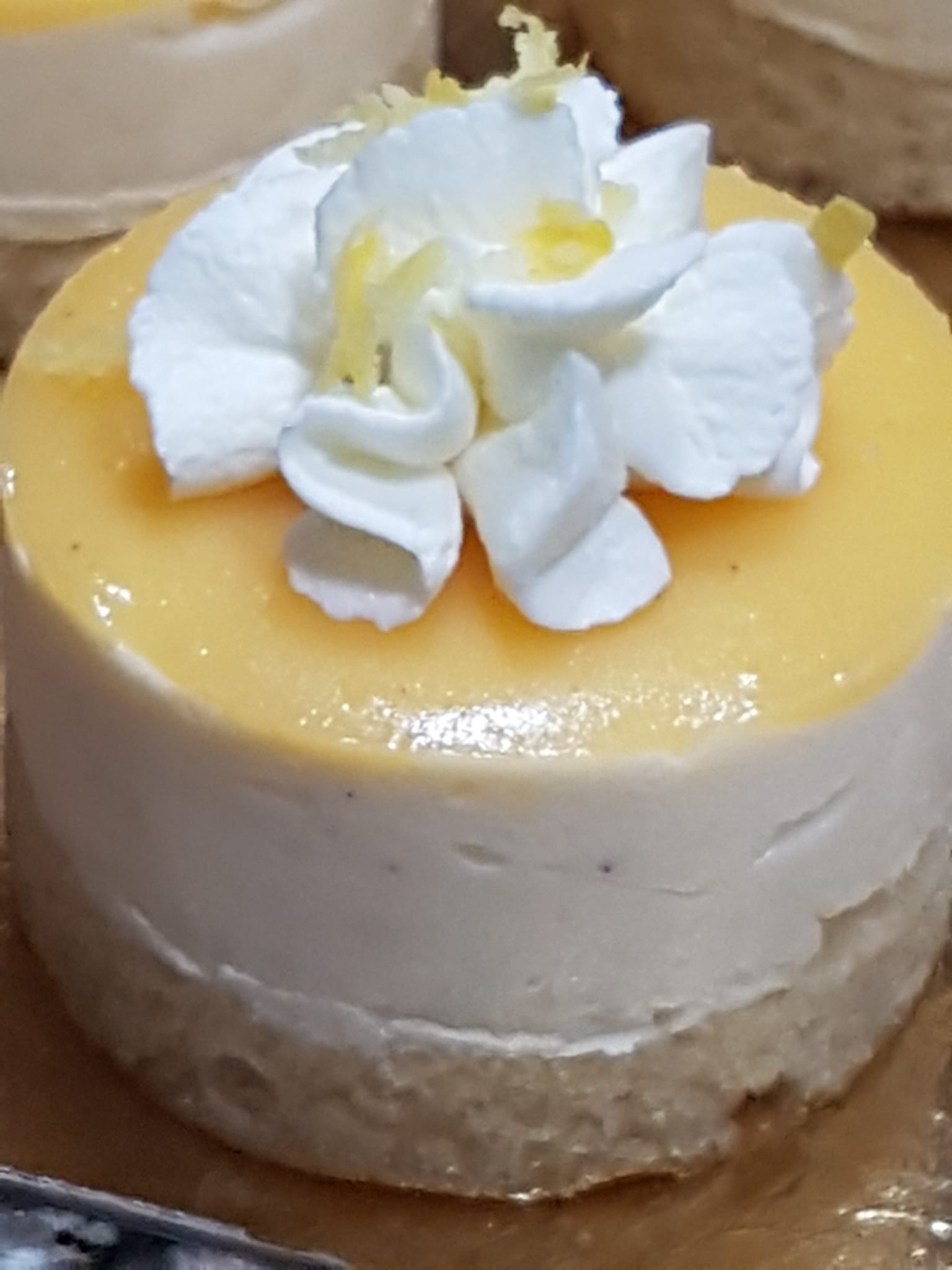Pastelitos Mousse de crema pastelera y limon con thermomix