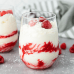 Mousse de Chocolate Blanco y Frambuesa con thermomix