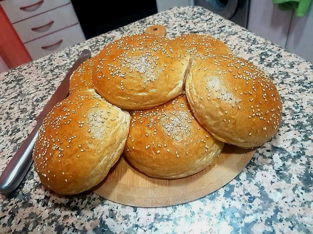 Panecillos de hamburguesas integrales con thermomix