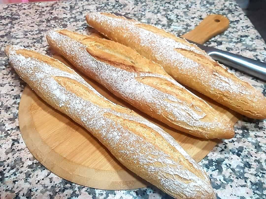 baguets caseras con thermomix