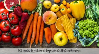 500 recetas de verduras de temporada en Abril con Thermomix