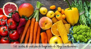 550 recetas de verduras de temporada de Mayo con thermomix