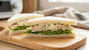 Relleno para sándwich de pollo con lechuga en Thermomix