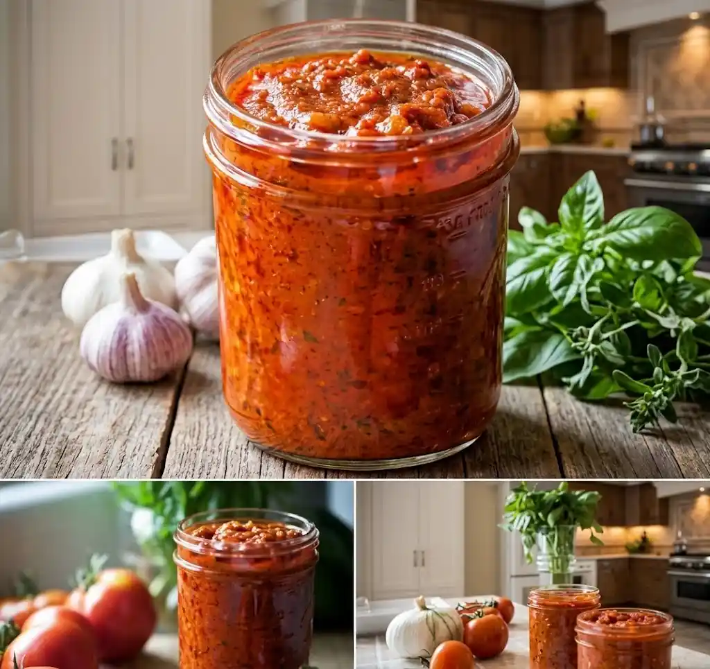 Salsa de tomate con calabacín y zanahorias en Thermomix