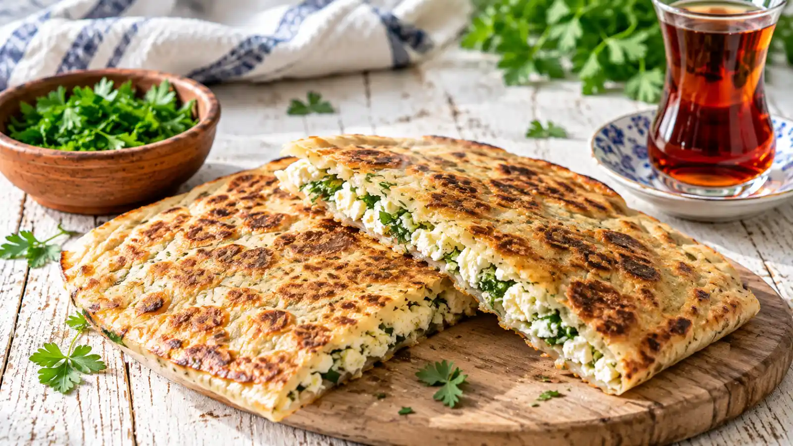 Gözleme con Queso Feta en Thermomix: Pan Plano Turco Crujiente y Relleno