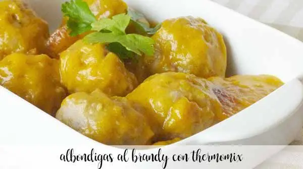 Albóndigas al brandy con Thermomix