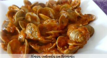 Almejas cantonales con thermomix