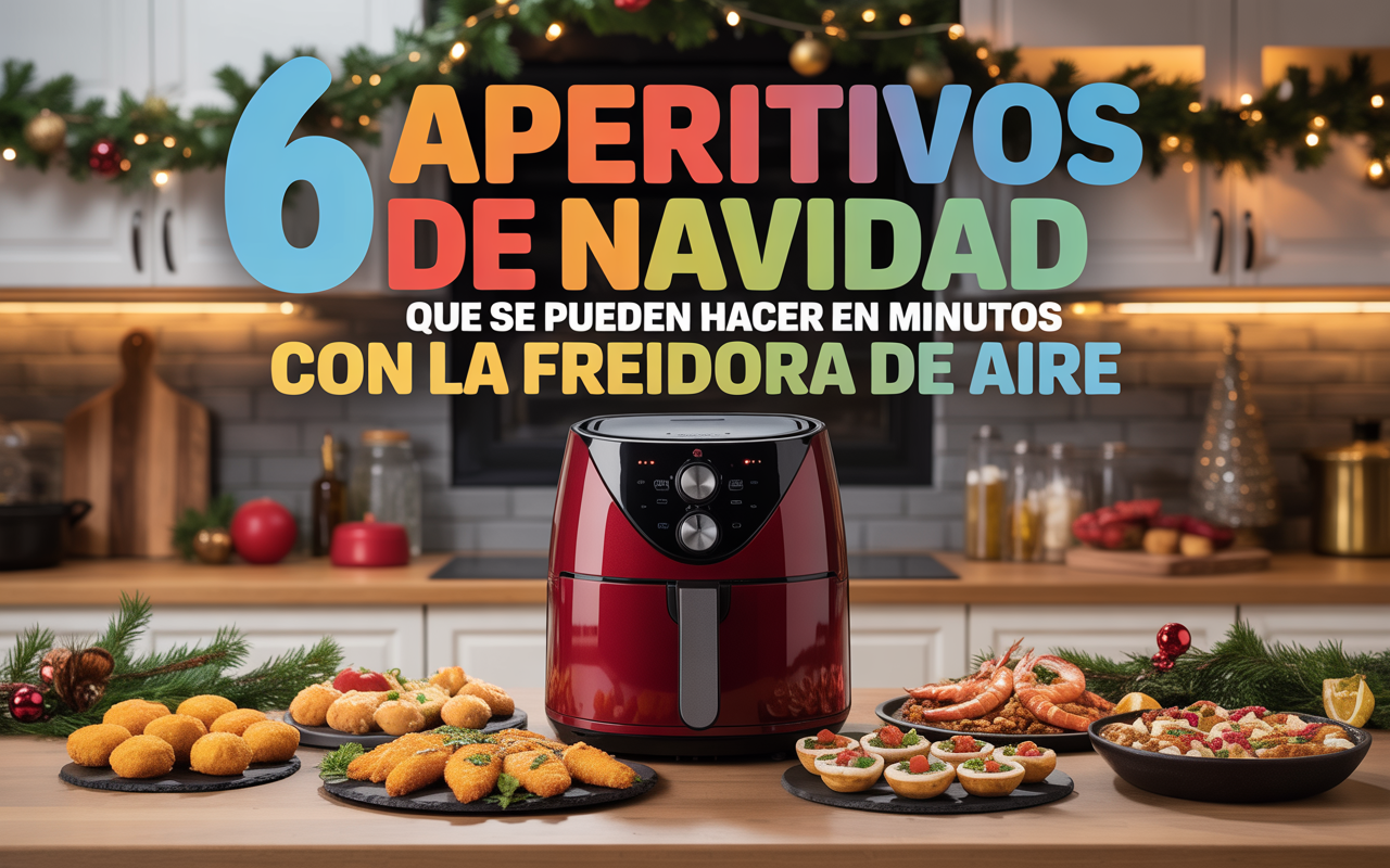 6 Aperitivos de Navidad que se pueden hacer en minutos con la freidora de aire