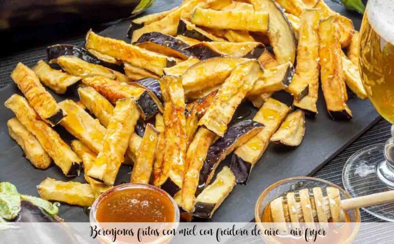 Berenjenas Fritas Con Miel Con Freidora De Aire - Air Fryer - Recetas ...