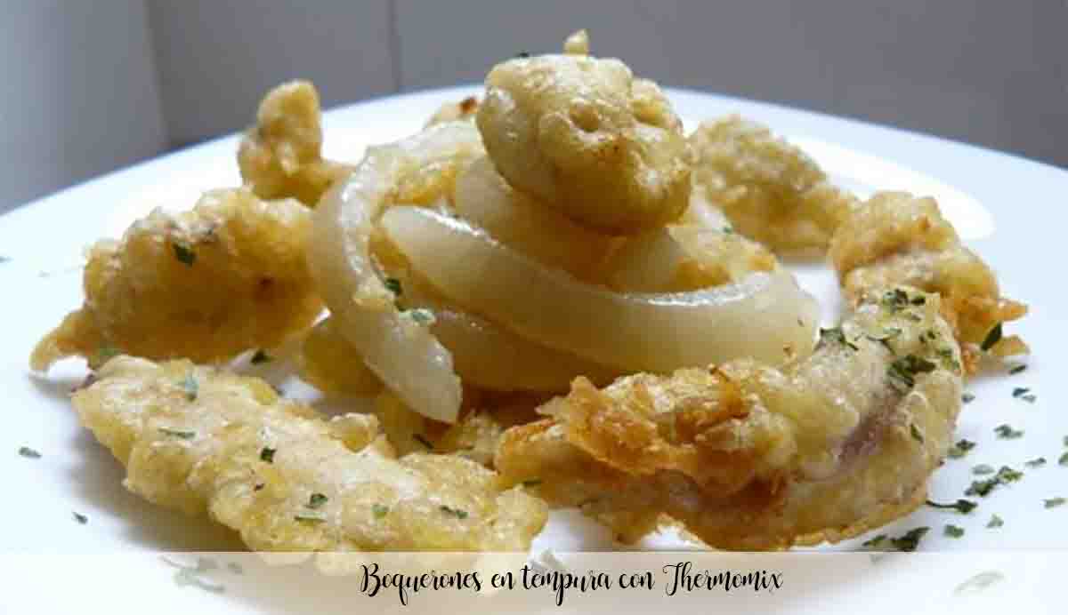 Boquerones en tempura con Thermomix