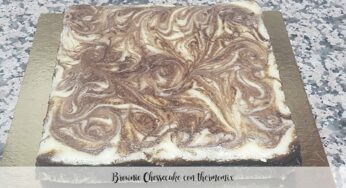 Brownie Chessecake con thermomix