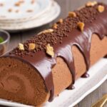 Tronco de Mousse de Chocolate con un toque de Baileys en Thermomix