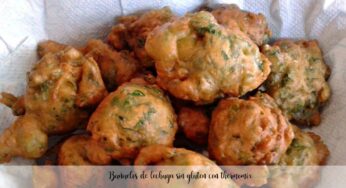 Buñuelos de lechuga sin gluten con thermomix