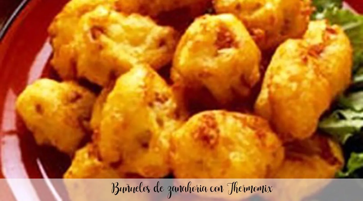 Buñuelos de zanahoria con Thermomix