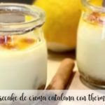 Cheesecake de crema catalana con thermomix