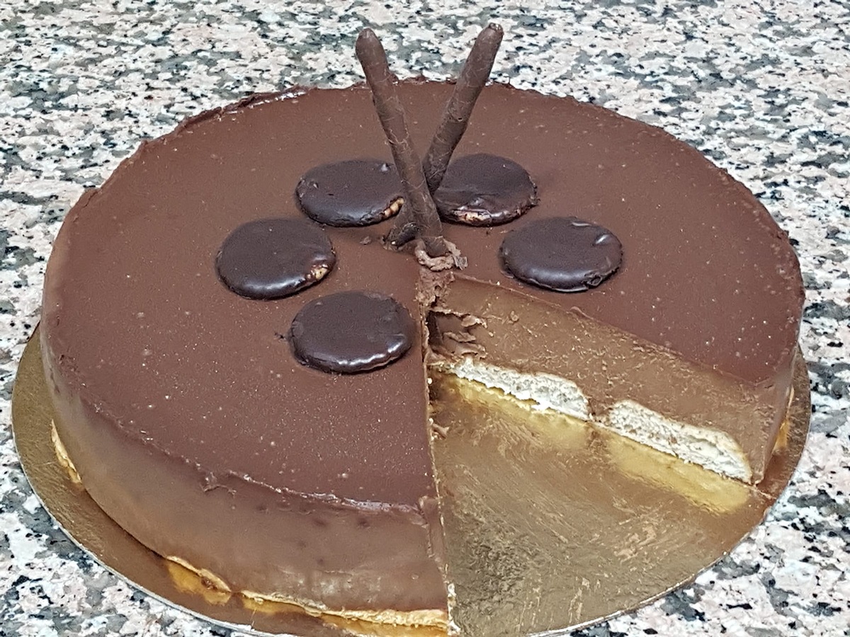 Cheesecake cremoso de chocolate con thermomix