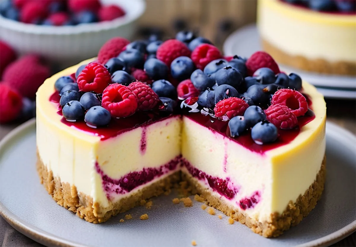 Cheesecake de vainilla con Thermomix