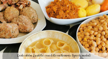 Cocido catalán, Escudella i carn d’olla con thermomix (típico de navidad)