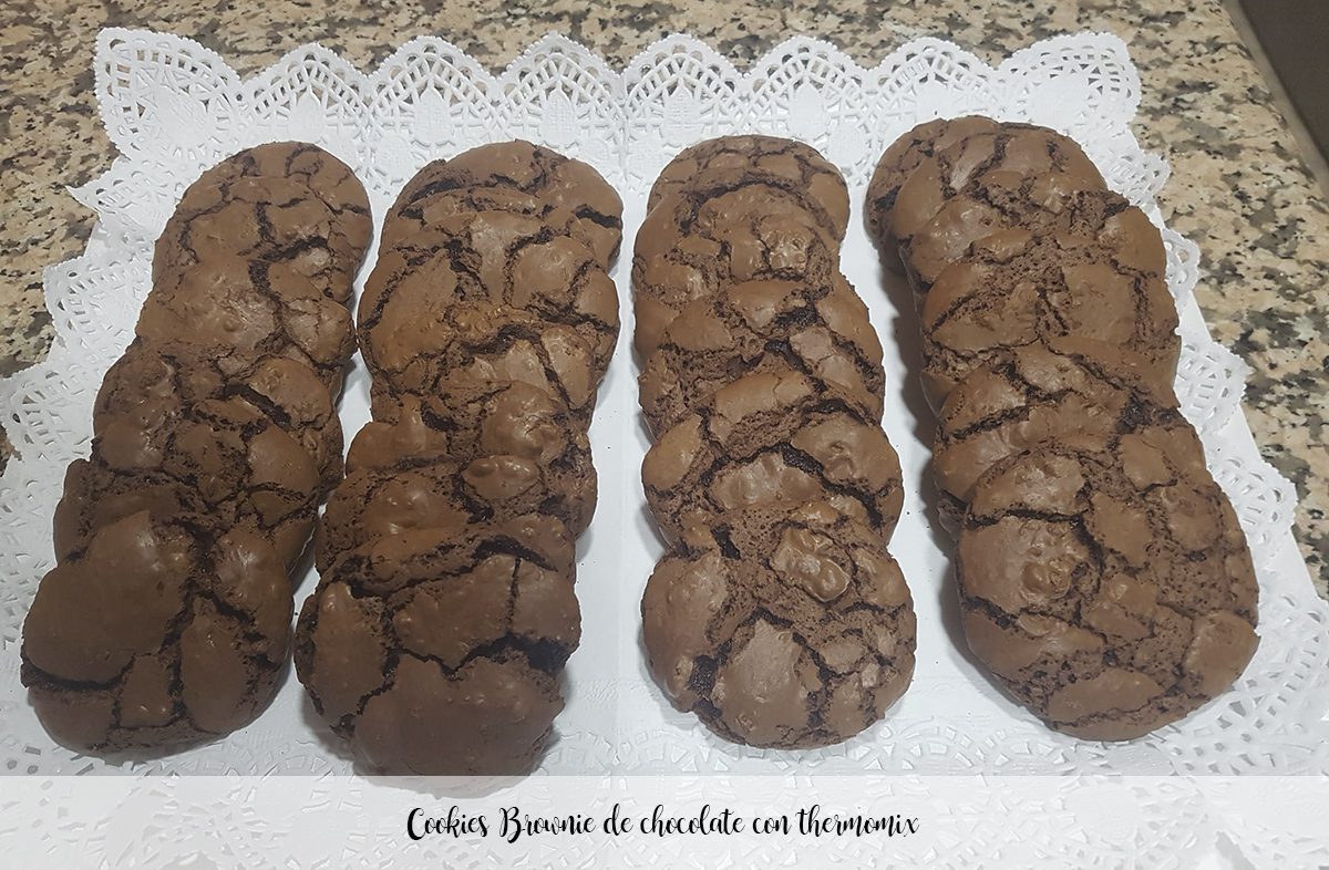 Cookies Brownie de chocolate con thermomix