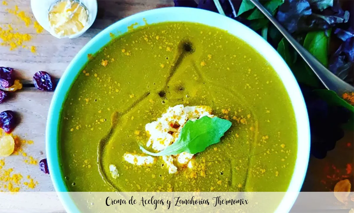 Crema de Acelgas y Zanahorias Thermomix