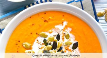 Crema de calabaza con curry con Thermomix