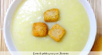 Crema de patata y arroz con Thermomix